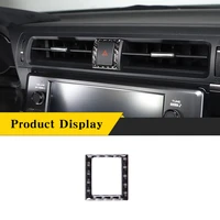 for subaru brz 2022 real carbon fiber soft car central control warning light switch sticker panel trim car interior accessories
