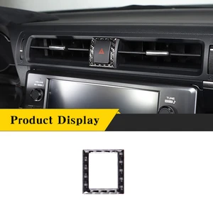 For Subaru BRZ 2022 Real Carbon Fiber Soft Car Central Control Warning Light Switch Sticker Panel Trim Car Interior Accessories