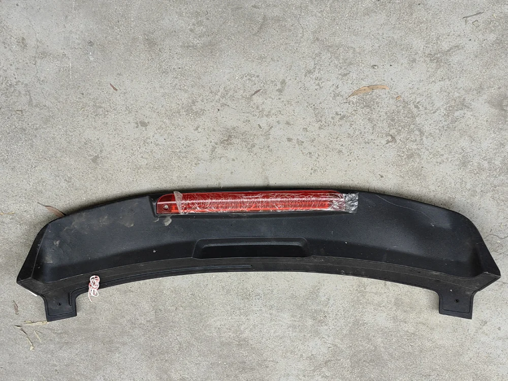 Для 2007-2011 Honda CR-V CRV GEN 3 Factory с огнями ABS пластик глянцевый черный спойлер багажник