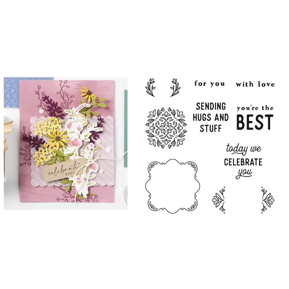 

Pattern Silicone Stamps And Cutting Dies For Stencil Diy Paper Card Template Decorative Scrapbook Craft Supplies Dies 2023 New
