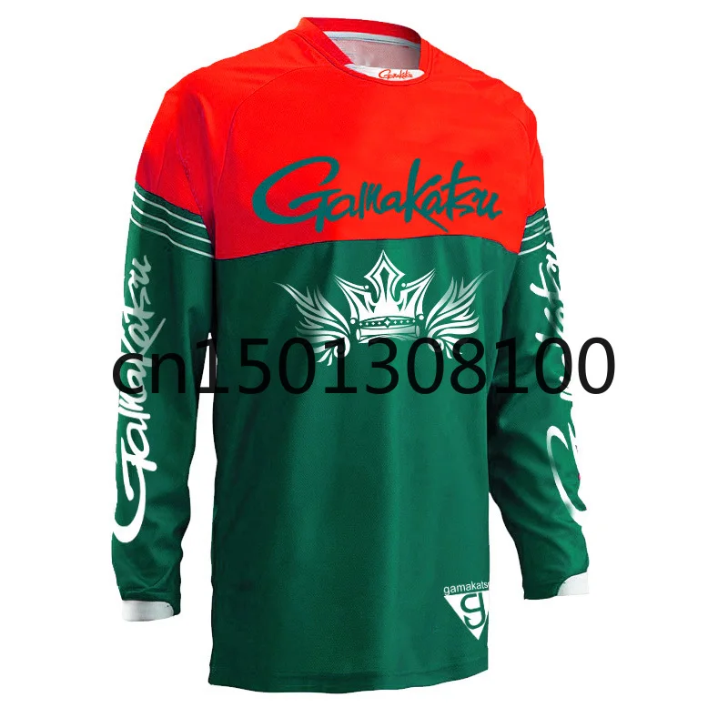 

Outdoor Long Sleeve Fishing Shirt Quick-drying Travel Running Jacket Men's Clothing Sun Fishing Clothes Pesca