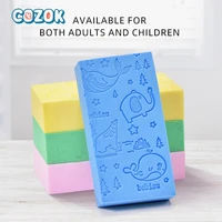 cozok baby bath sponge absorb water skin friendly soft comfortable decontaminate bath towel harmless cartoon whale for family