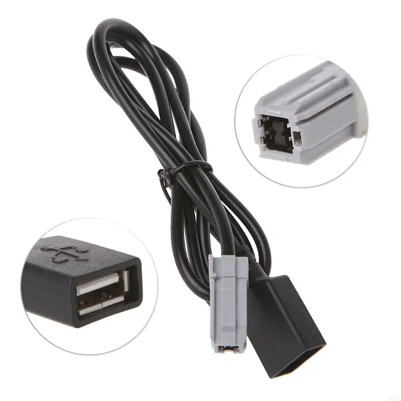 57BA автомобильный провод Aux o Media к разъему USB-адаптера для EZ