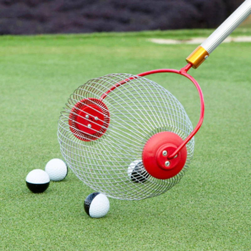 Picker Free Telescopic 3-section Ball Cage Roller To Pick Up Balls Without Bending