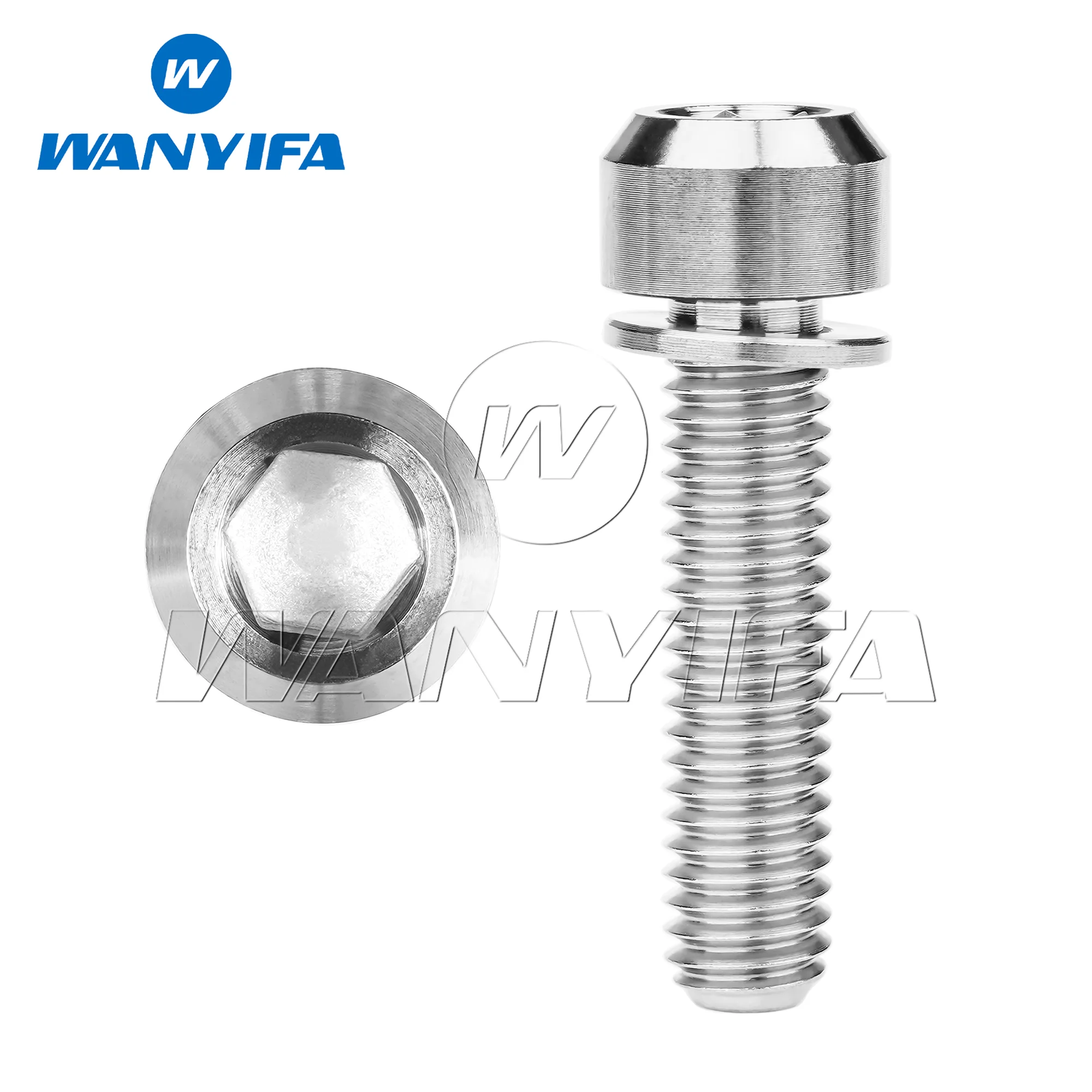 

Титановый болт Wanyifa M6x16 18, 20, 25, 30, 35 мм, шестигранная головка с шайбами, велосипедные винты, аксессуары для велосипеда, 4 шт./10 шт.