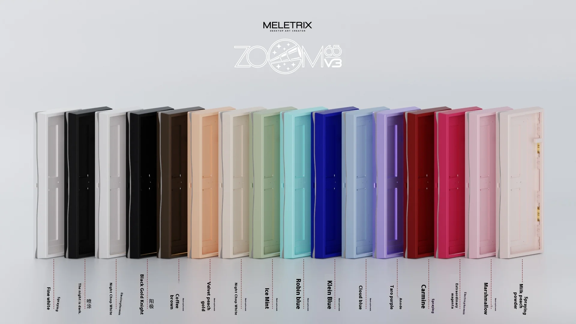 Механическая клавиатура Meletrix ZOOM 65V3 трехрежимная беспроводная 1 2 мм гибкий экран