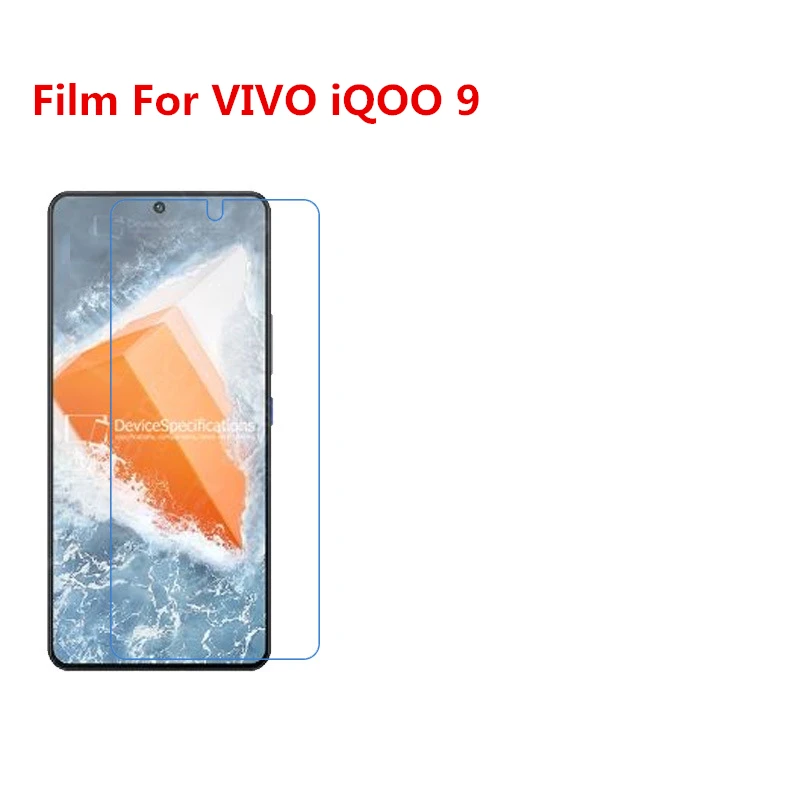 1/2/5/10 шт. ультратонкая прозрачная защитная пленка для HD ЖК-экрана с тканевой пленкой для очистки для VIVO iQOO 9.
