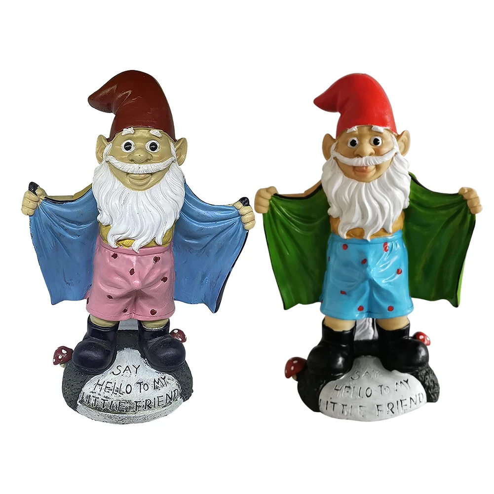 

Gnome Sculptures Figurines Micro Landscape Dwarfs Resin Statue Decoration Crafts Garden Ornaments Home Hole Statue Decor