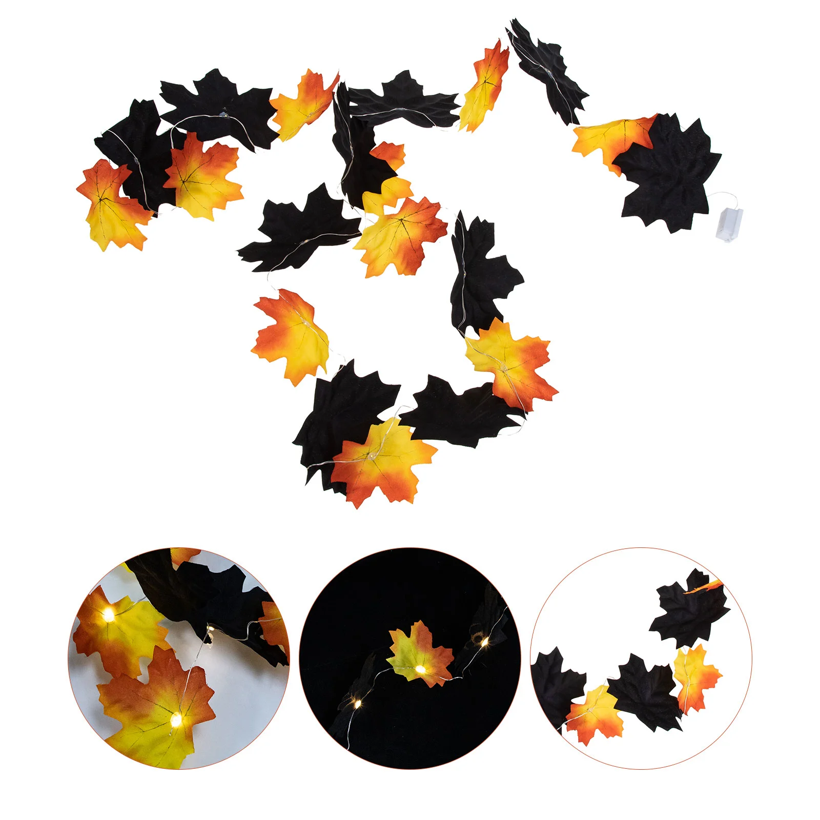 

Thanksgiving LED Maple Leaf Lamp String Harvest Festival Party Decoration