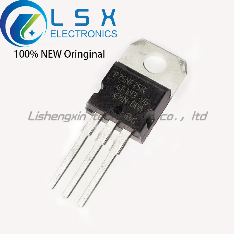 

New/10pcs STP75NF75 STP75N75 P75NF75 75NF75 75N75 - MOSFET N-CH 75V 80A 300W TO-220-3(TO-220AB)