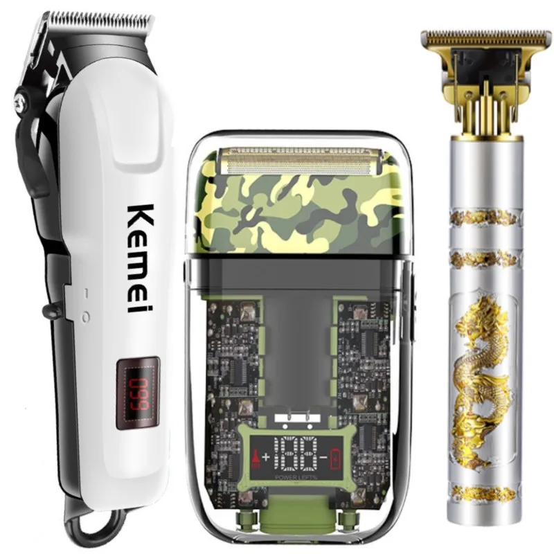 

Professional Barber Hair Clipper Cordless Hair Trimmer Beard Trimmer for Men Electric Hair Cutting Machine Rechargeable Hair Cut