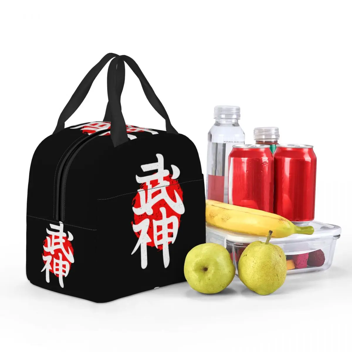 Японская сумка для ланча Kanji Karate Aikido Judo Женская многоразовая Термоизолирующая