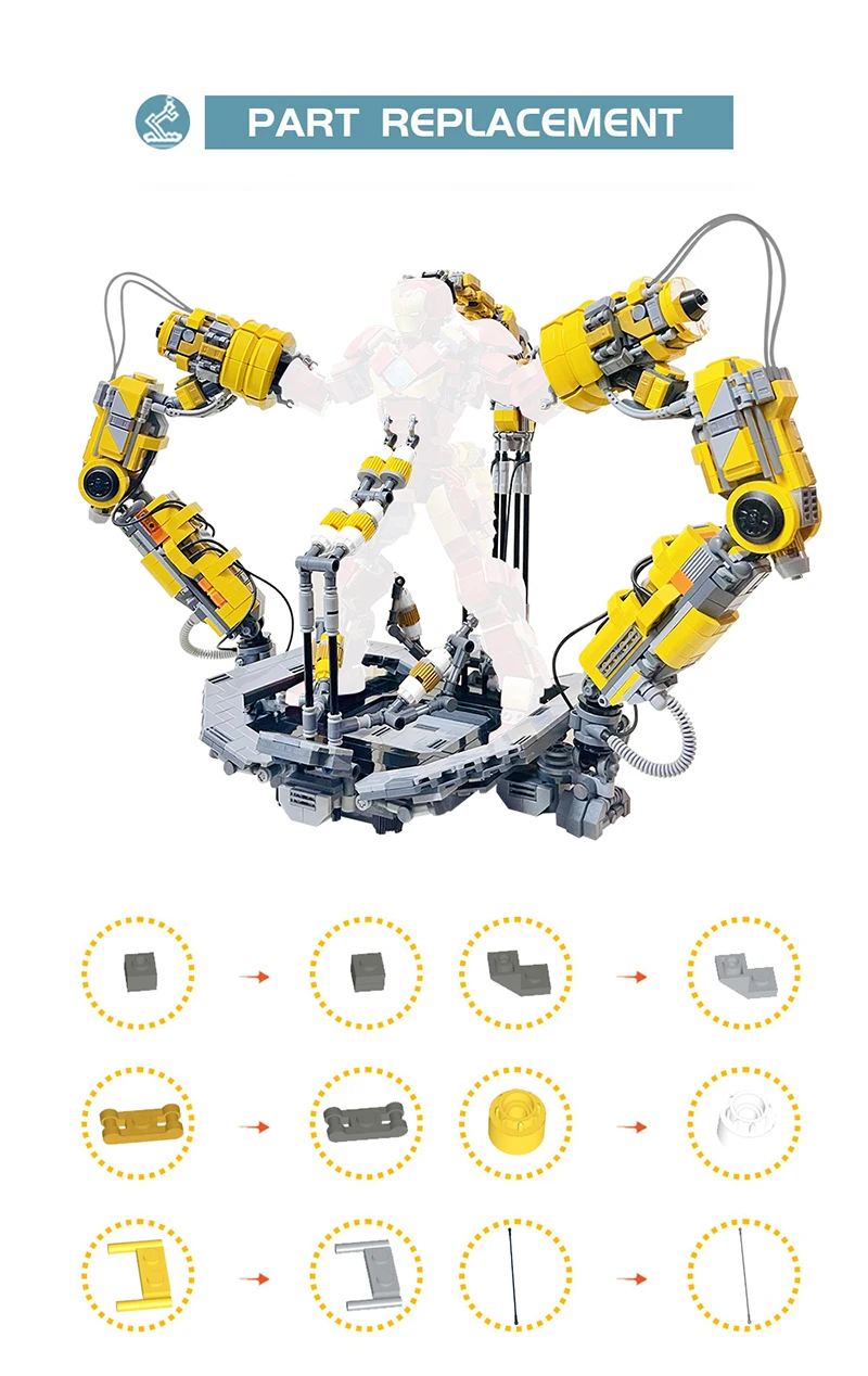 1944 шт. классические строительные блоки из строительных блоков