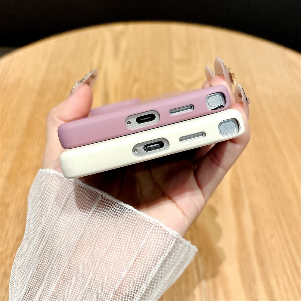 Фото Жидкий силиконовый чехол для Magsafe, матовый чехол для Samsung Galaxy S25 S24 Ultra S23 S22 Pus, противоударный чехол с магнитной беспроводной зарядкой №5