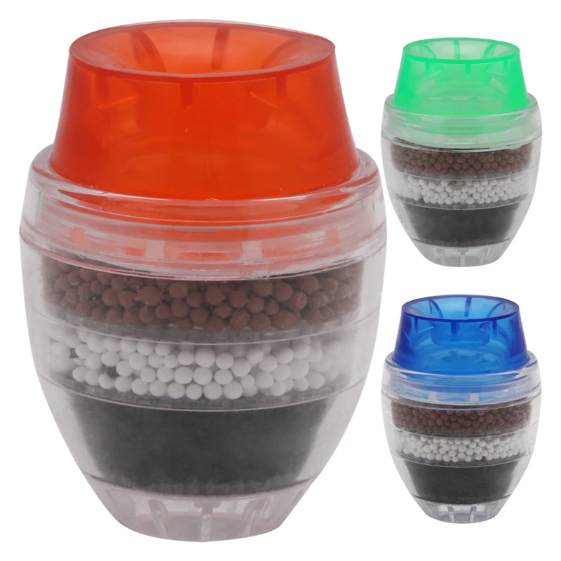 

Home Household Kitchen Mini Faucet Tap Filter Water Clean Purifier Cartridge Color Random