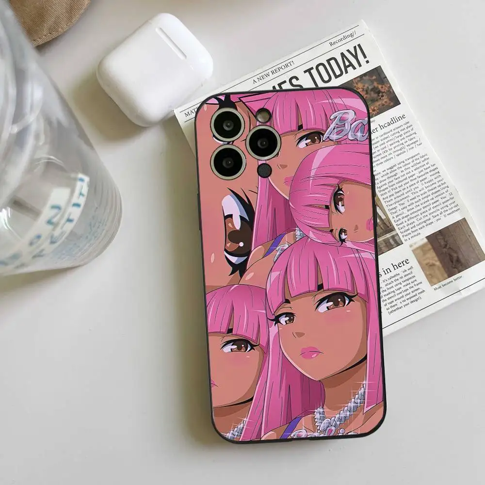 Фото Горячая новинка: Чехол для телефона N-Nicki M-Minaj, черный, силиконовый, мягкий, для iPhone 17, 16, 15, 14, 13, 12, 11, Air, Pro, Max, Plus. Хит продаж! №5