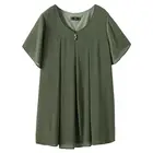 Женские летние футболки с коротким рукавом размера плюс 10XL 8XL 6XL 4XL,  Российские размеры 66 62 58 54,элегантная шифоновая одежда 2020, НОВАЯ тонкая футболка для женщин