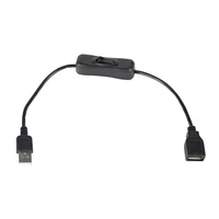 usb cable male to female switch on off cable toggle led lamp power 28cm line electronics data converting