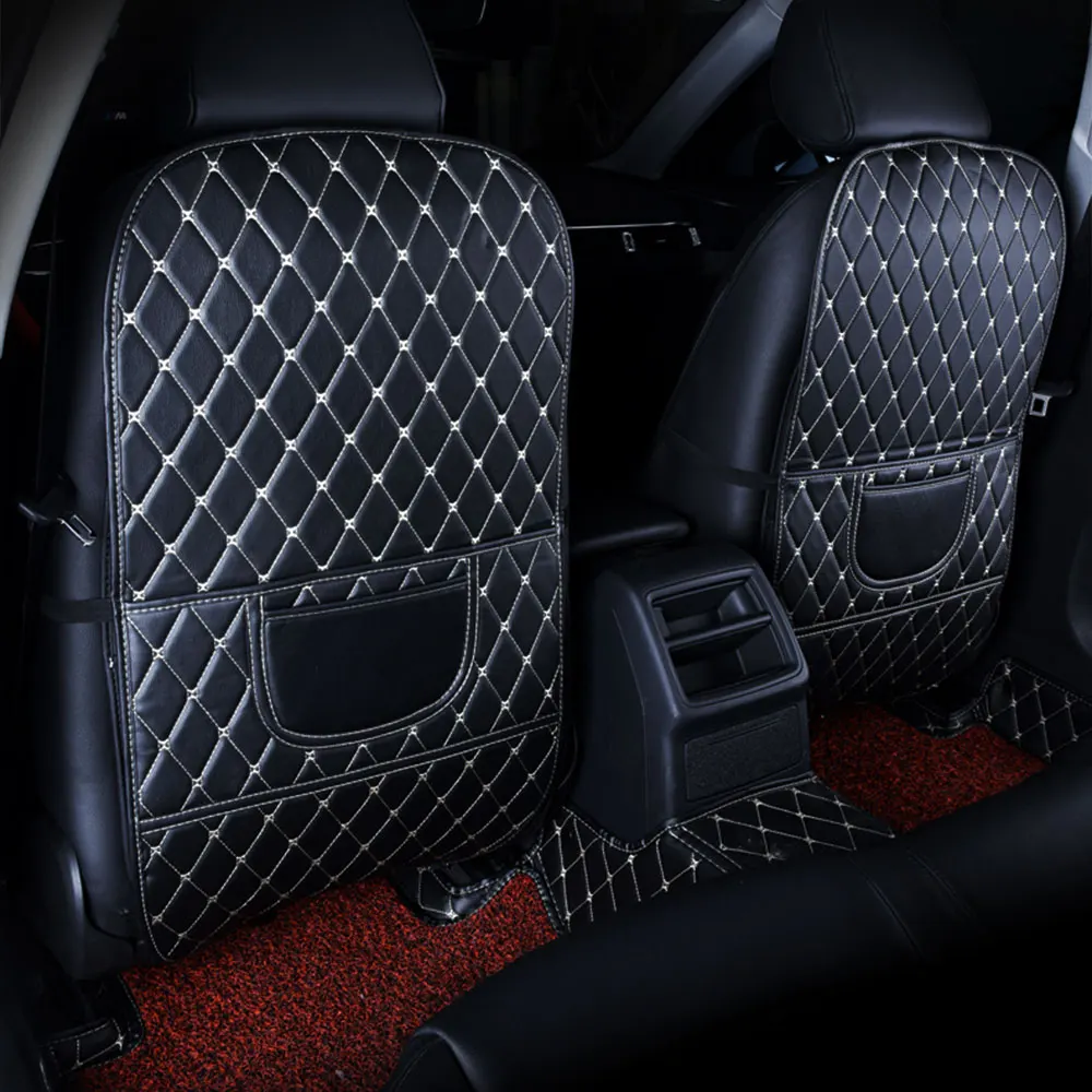 

Car Seat Back Cover Storage Accessories For BMW E46 E90 G30 X5 X1 Alfa Romeo Giulietta 159 Giulia Audi A3 A4 A6 Q5 Acura MDX RDX