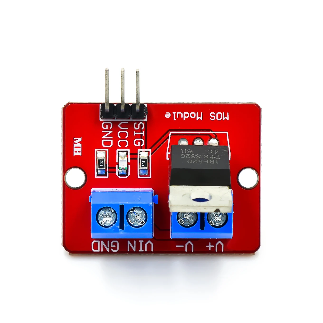 Верхняя кнопка MOSFET IRF520 модуль драйвера ARM Raspberry pi
