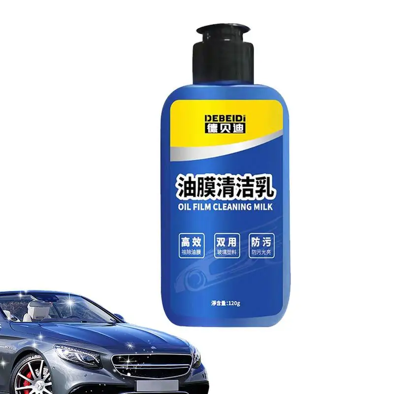 

120g Car Glass Oil Film Cleaner Water Spot Cleaning Spot Remover For Glass Surfaces Coatings Window Polish Paste Windshield