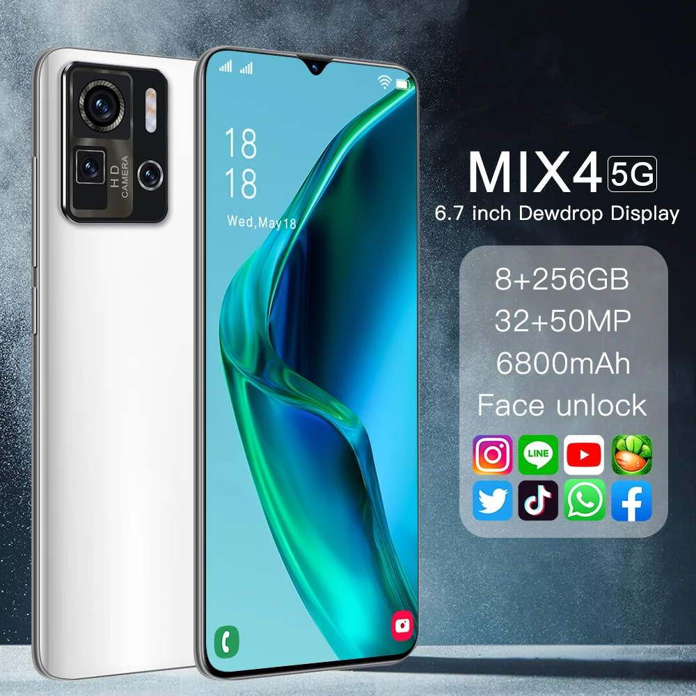 Смартфон MIX 4 8 ГБ 256 Android OS 11 888 мАч 72 МП |