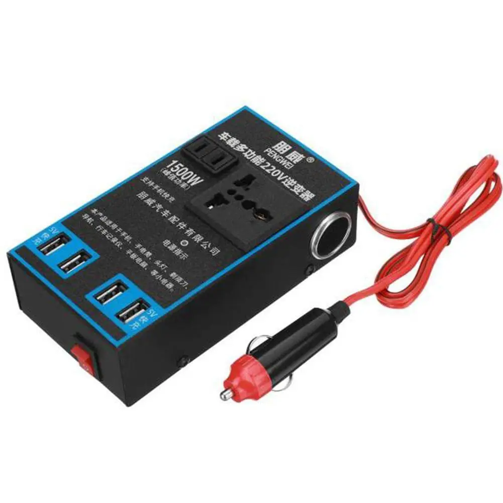 

6000W Car Caravan Converter Power Inverter DC 12V to AC 240V 4USB LCD Display