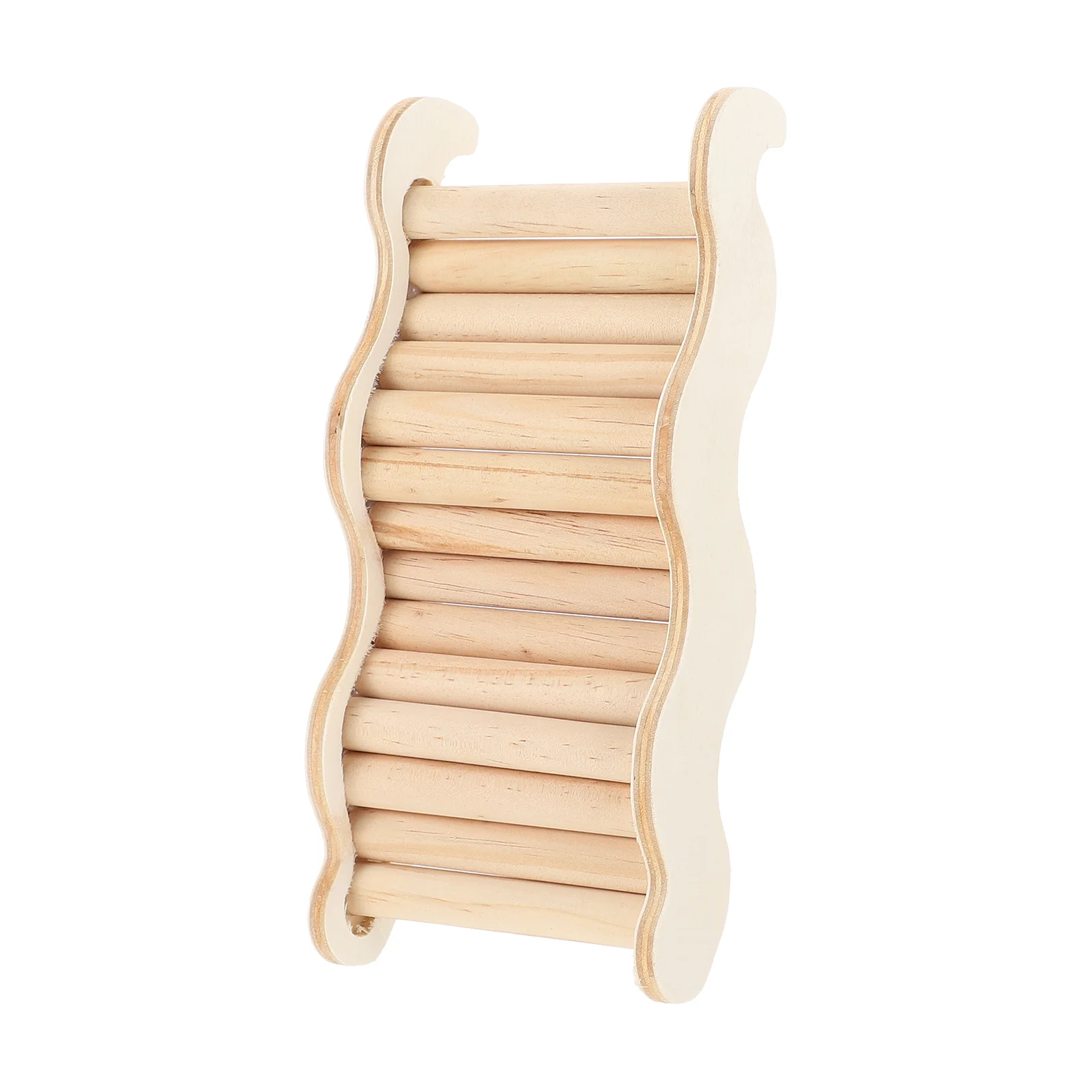 

Hamster Ladder Little Critters Toys Guinea Hideout Laminate Small Animal Chew Toy Rat Ladder Wooden DIY Hamster Cage Ladder