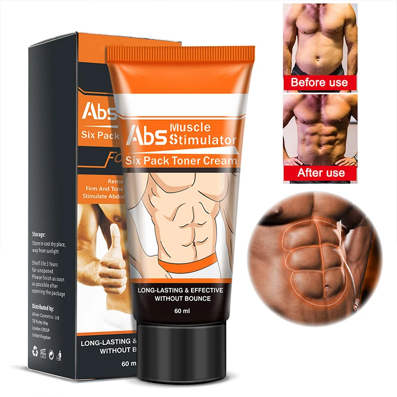 Muscle Gain Cream Anti-Fat Muscle Powerful Slimming Cream Fat Burning Weight Loss Gel Portable Abdominal Heat Abdominal Firming