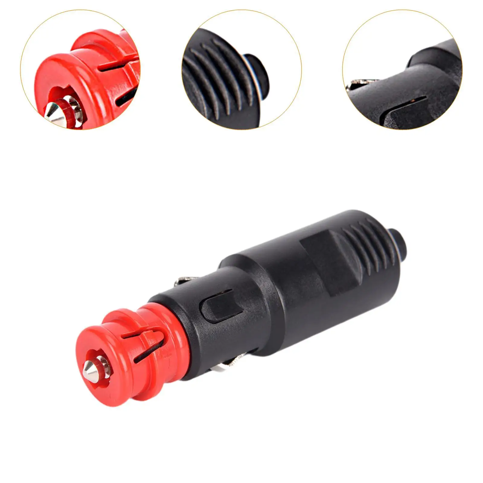 Универсальный штекер прикуривателя 12-24 В легко подключается к тяжелым