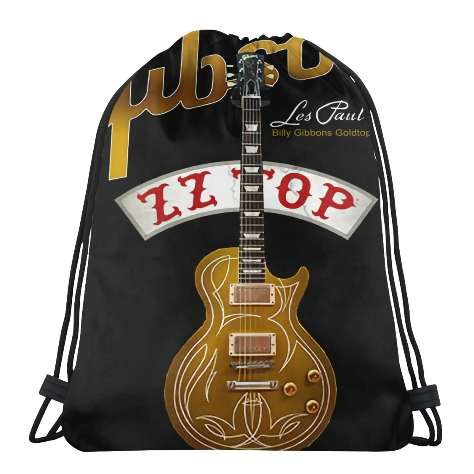 

Модные мужские сумки Gibson Zz Билли Гиббонс, упаковочные сумки на шнурке для рюкзаков, сумки на завязках