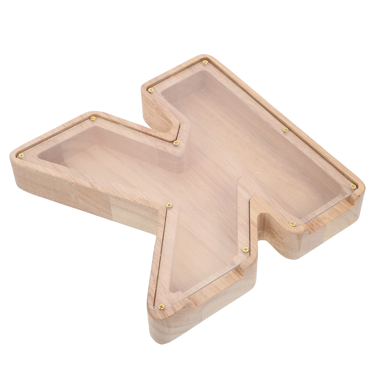 

Kids Gifts Adornment Coins Container Holder Decorative Money Pot Wooden Craft Child