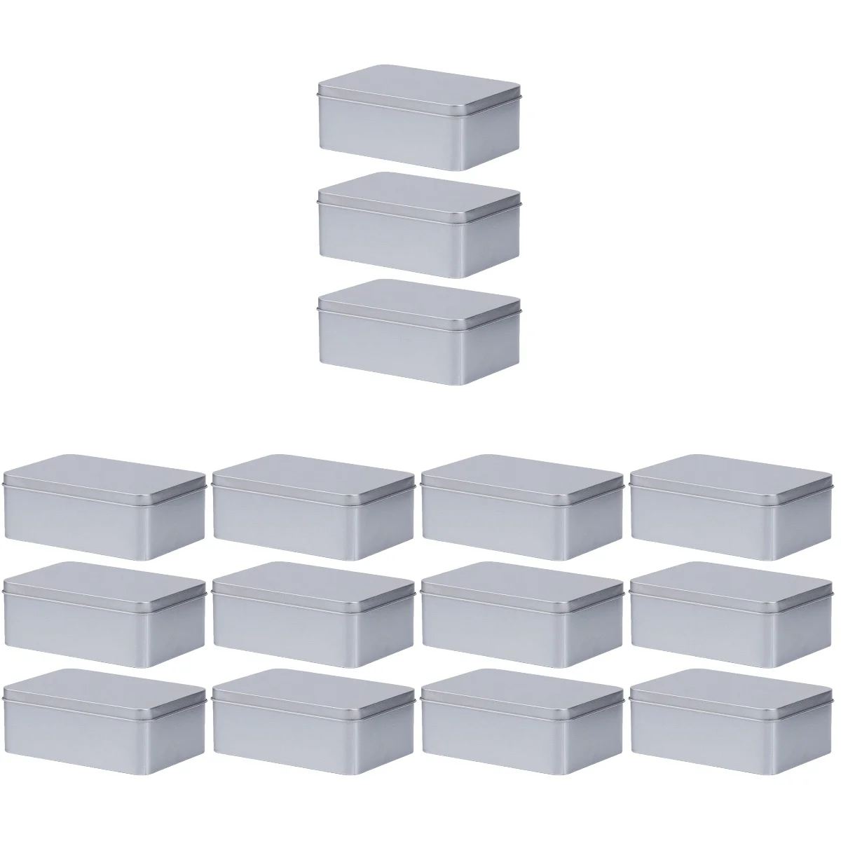 

pcs Tin Box With Lid Tinplate Storage Box Multipurpose Wedding Candy Tin