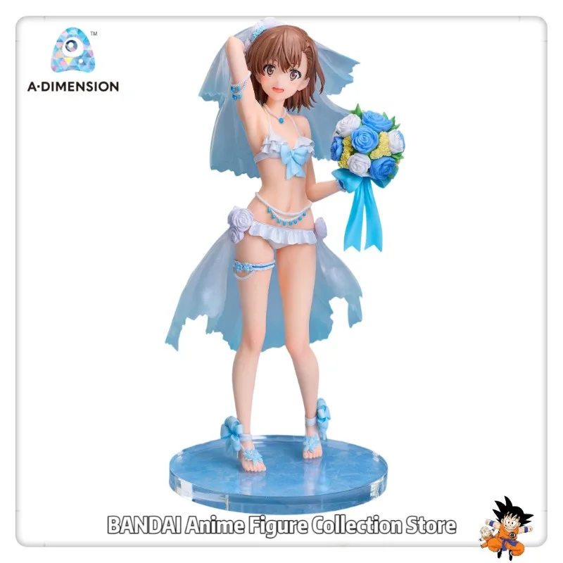 Фото В наличии Оригинальный Toaru Kagaku No Railgun T Bilibili Wedding Swimsuit Ver. Модели аниме-фигурок и сувениров, высота 24,5 см №2