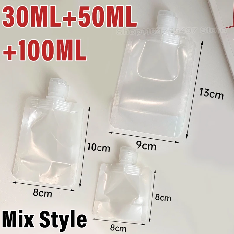 

Многоразовая сумка-дозатор для косметики