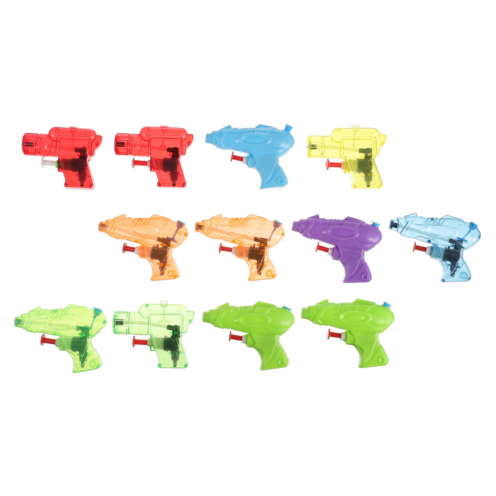 

12pcs Water Toys Water Shooter Toys Kids Beach Toys Kids Plaything (Random Color) Guns for