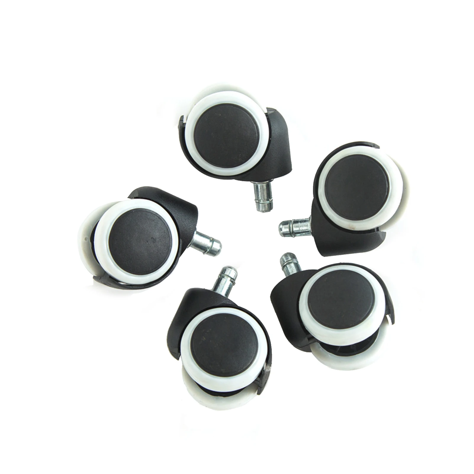 

5pcs Swivel Protecting Hardwood Floors Office Chair Replacement Caster Wheel Portable Heavy Duty Universal Silent Durable Home