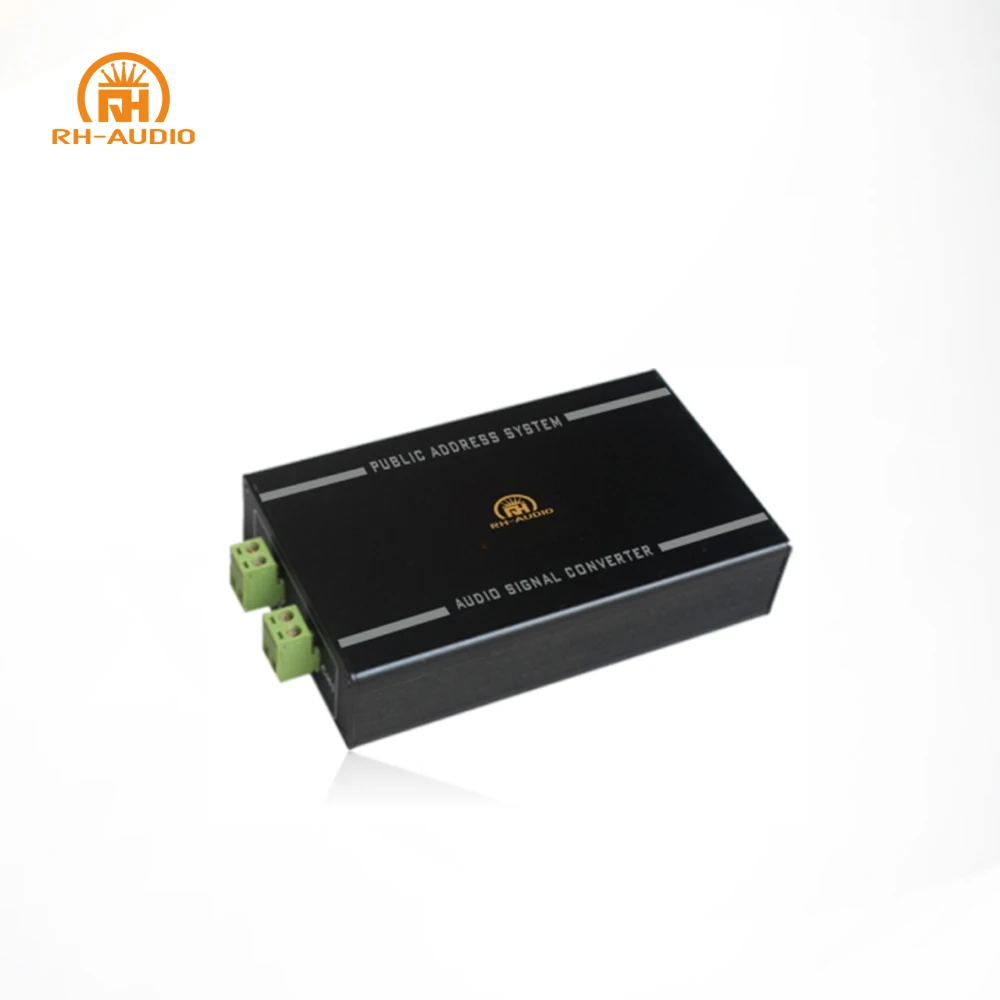 

RH-AUDIO 100V Audio Converter With 2 Channel For Remote Amplifiers