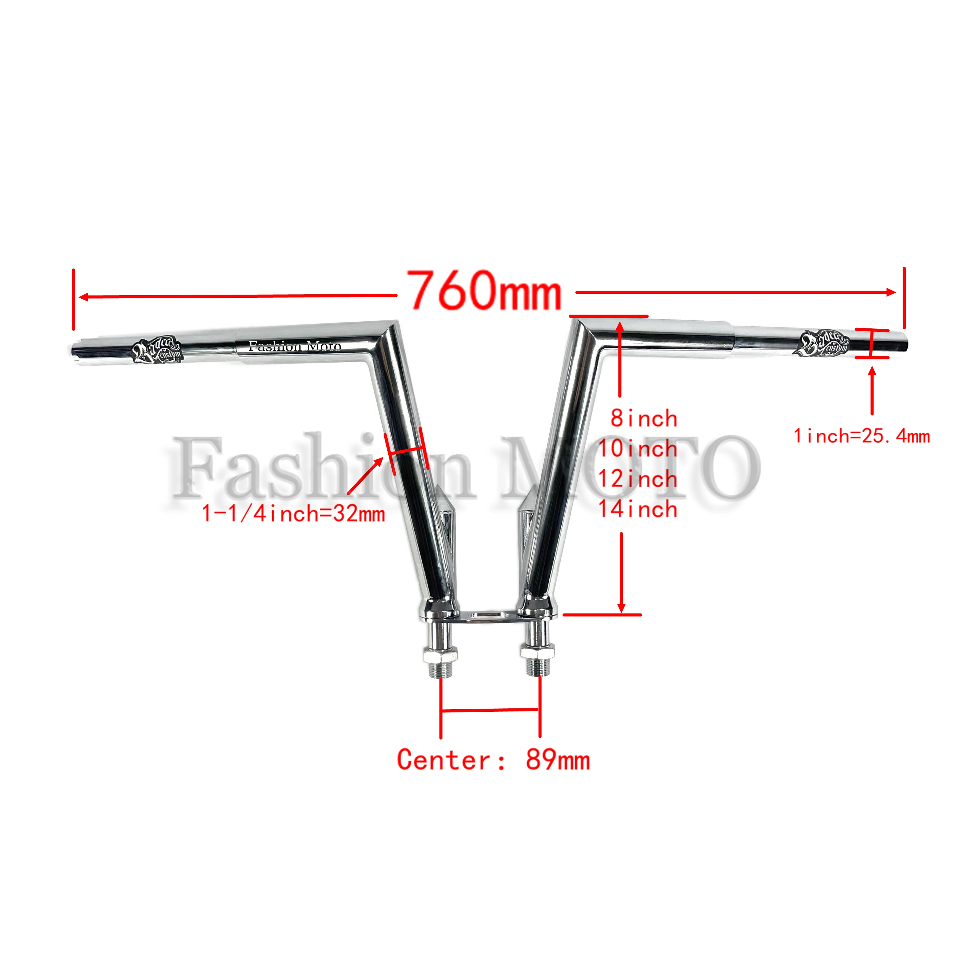 Мотоциклетный руль-качалка 1-1/4 дюйма для Harley Dyna Soft tail Low Rider S Ночная штанга