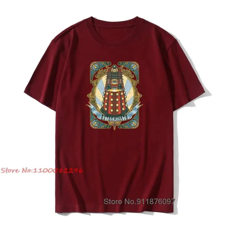 Футболка Dalek newNew Dr Who из хлопчатобумажной ткани для мужчин крутая футболка