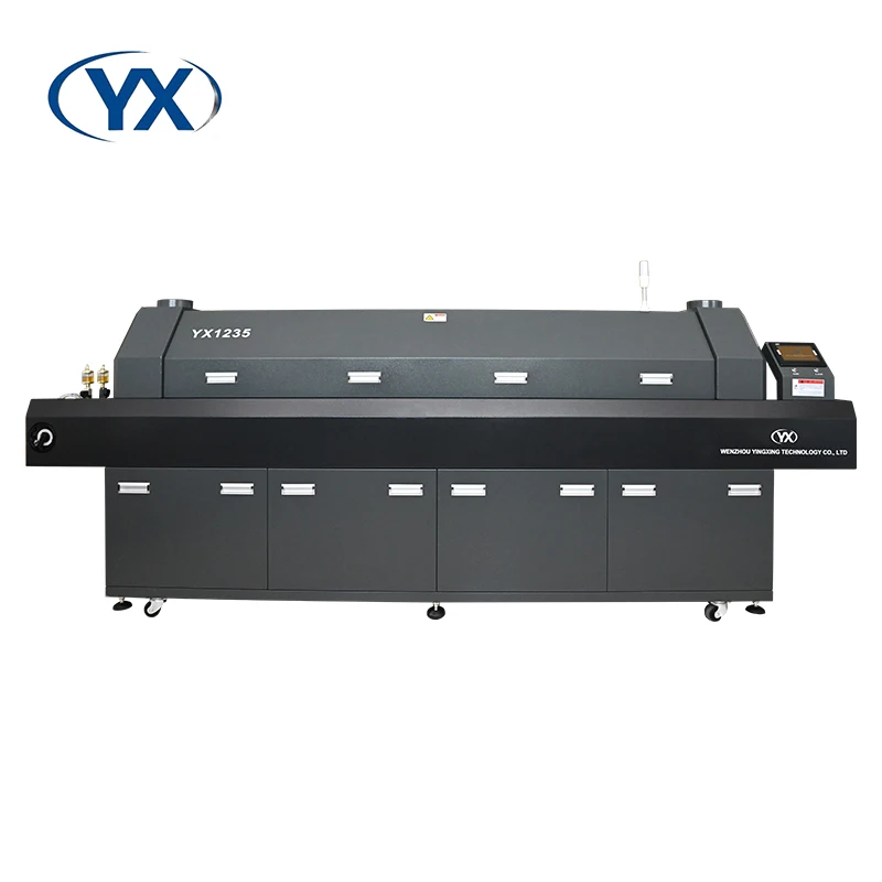 

Free Customs Tax Reflow Oven Machine YX1235 with 12Temperature Zone for SMT Production Line