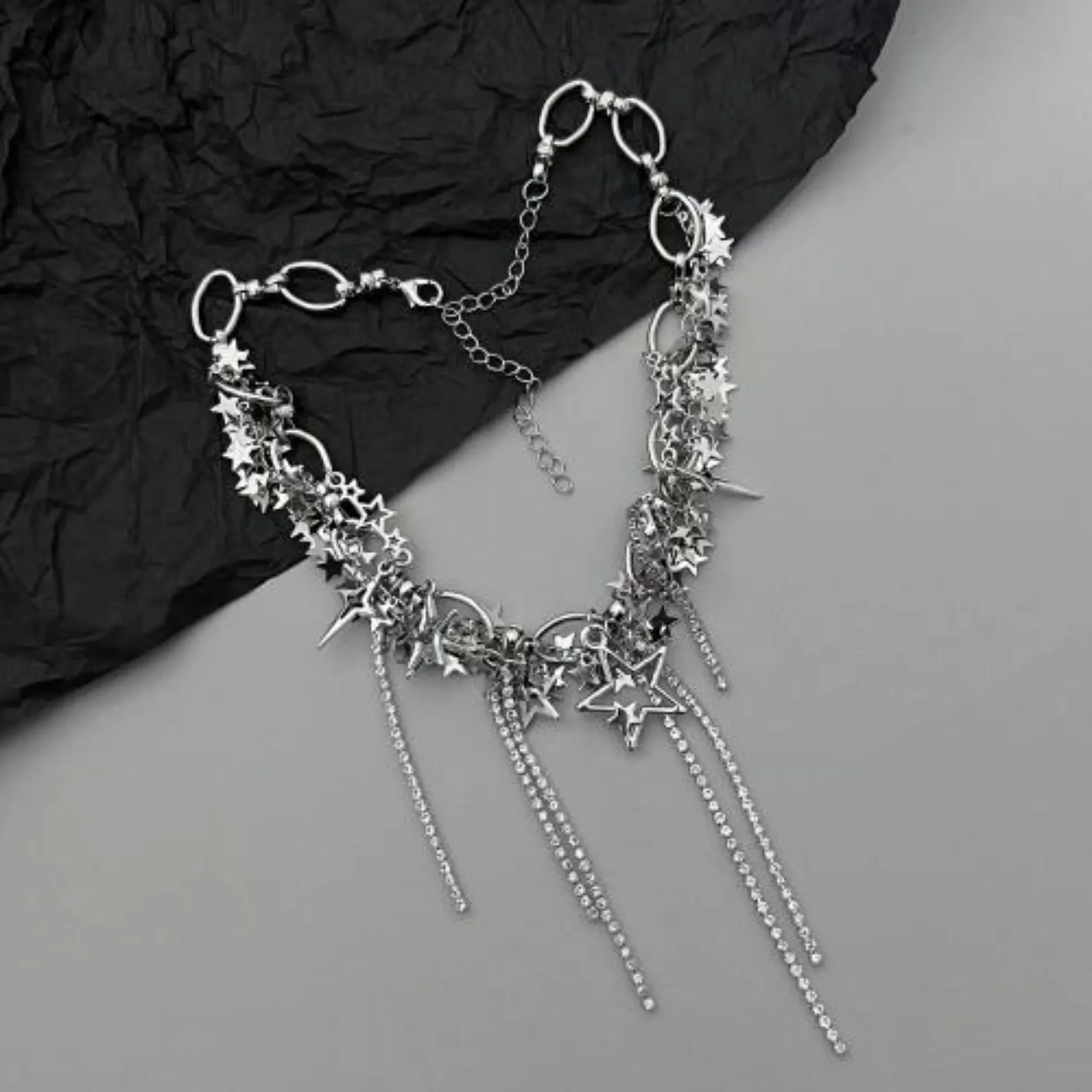 Ожерелья со звездами и цепочка-Чокеры ожерелья для горячей девушки Женские