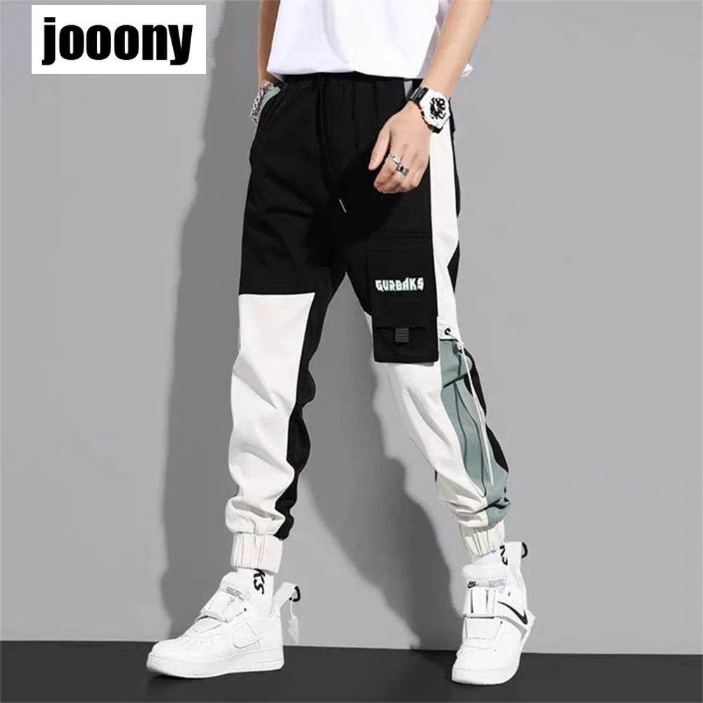 

Hip Hop Cargo Pants Men Streetwear Cotton Joggers Fashion Sweatpants Male Casual Harem Trousers Summer Harajuku Pants Men Women