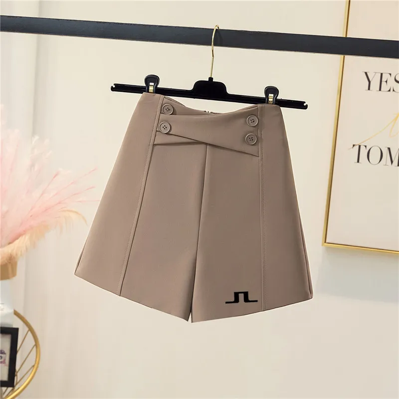 

High Quality Golf ShortsLadies Sports Golf Skirt with Safety Pants Breathable Fitness Tennis Skirts J Lindeberg Golf Wear Famale