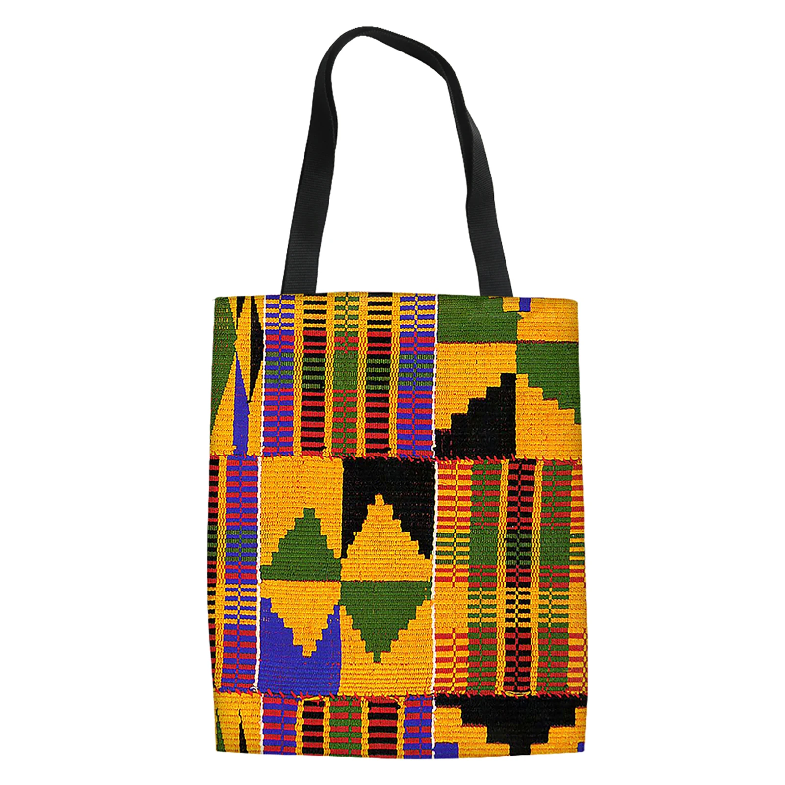 Tribal Design Style Print Handbag Daily High Quality Shopping Bag Reusable Travel School Unisex Beach Handle Bag