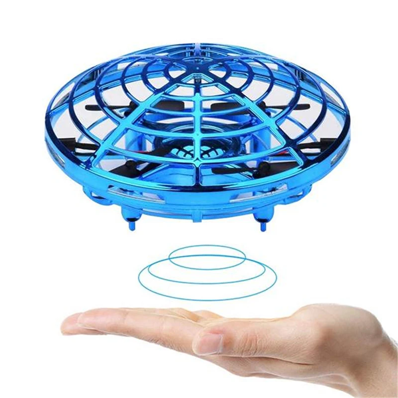 

Mini Helicopter Ufo RC Drone Infraed Hand Sensing Aircraft Electronic Model Quadcopter Flayaball Small Drohne Toys for Children