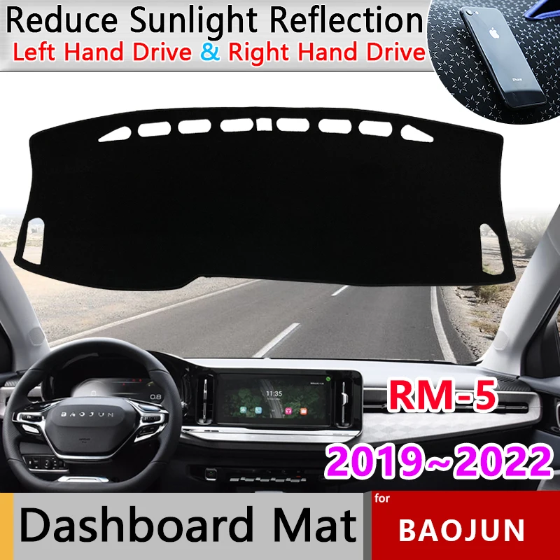 

Dashboard Cover Dash Board Mat Carpet Pad for Baojun RM-5 2019~2022 2020 Sunshade Protect Leather Cushion Non-slip Accessories
