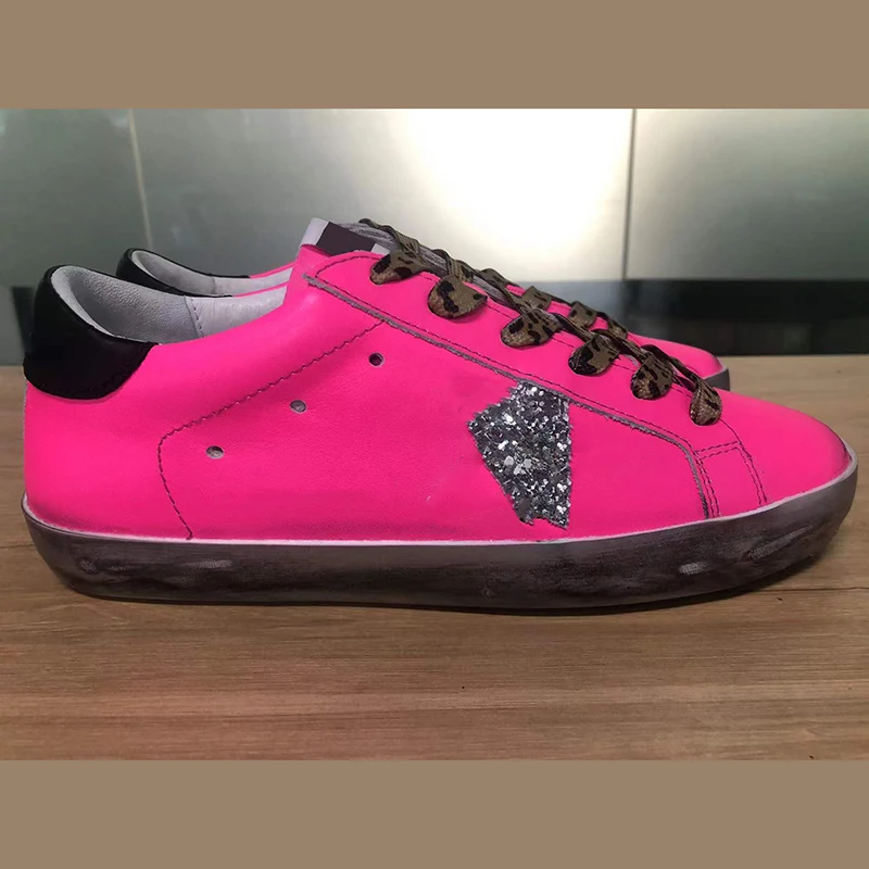 

Four Seasons New Fashion Sequin Splicing Dirty Old Small Dirty Shoes Parent-Child Sports Casual Shoes Anti-skid Increase ST176