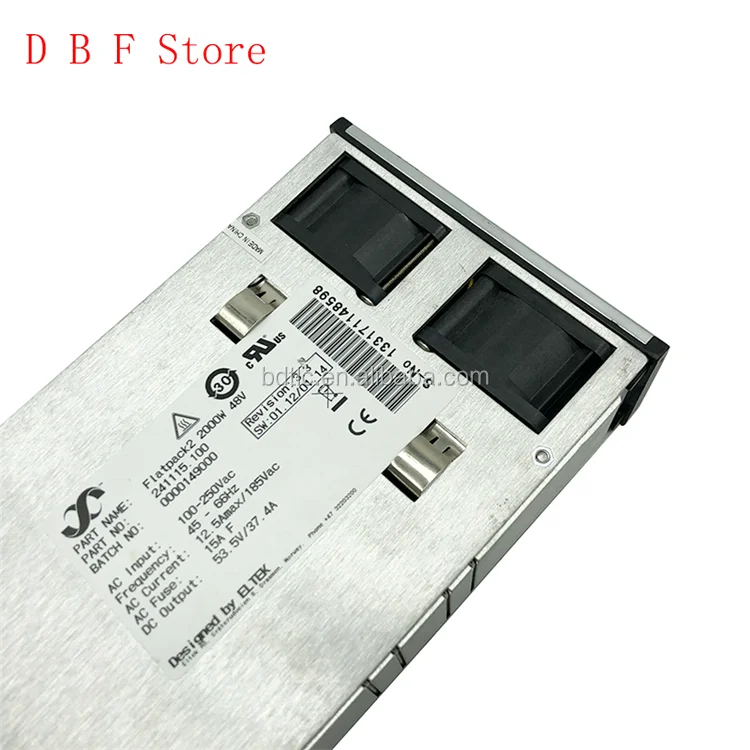 

Brand New Original Eltek FLATPACK2 48/2000 2000W 48V Rectifier DC Power 241115.100