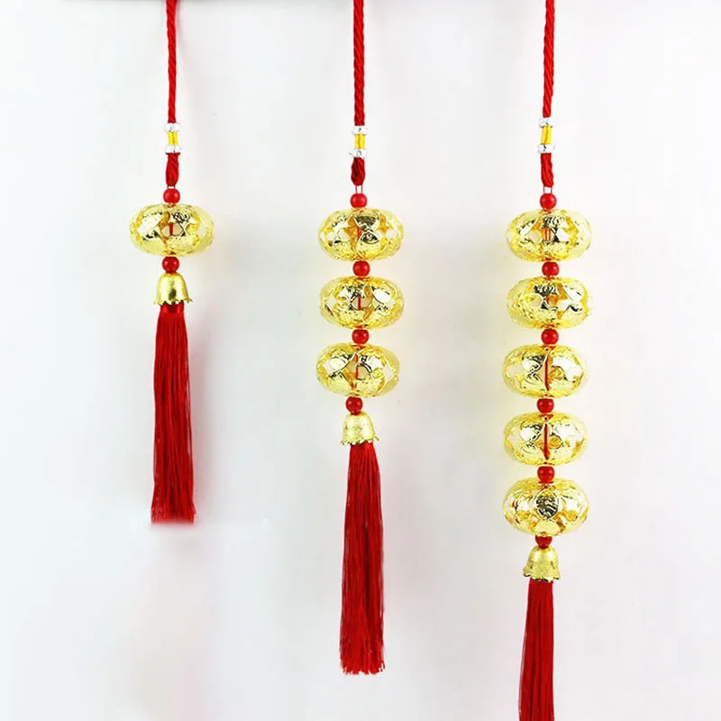 

Small Lantern String Ornaments Chinese Knot Hanging Tassel Decor New Year Houswarming Car Ornaments Decoration Products